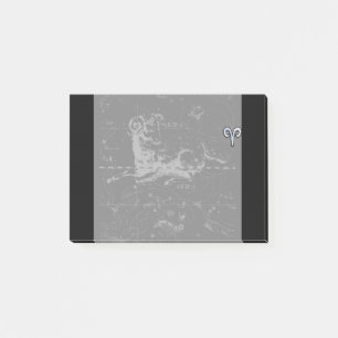 Post-it® Chrome comme Aries Symbole Zodiac sur Hevelius