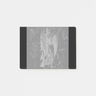 Post-it® Chrome comme Virgo Zodiac Connexion Black Hevelius
