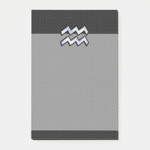 Post-it® Chrome moderne comme Aquarius Zodiac Connexion Sna