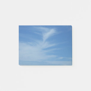 Post-it® Ciel bleu avec nuages blancs Abstrait Nature Photo
