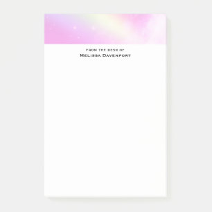 Post-it® Ciel rose avec Citron jaune arc-en-ciel