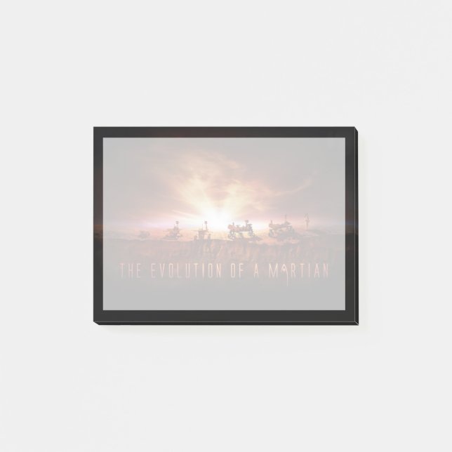 Post-it® Cinq rovers Mars réussis (Devant)