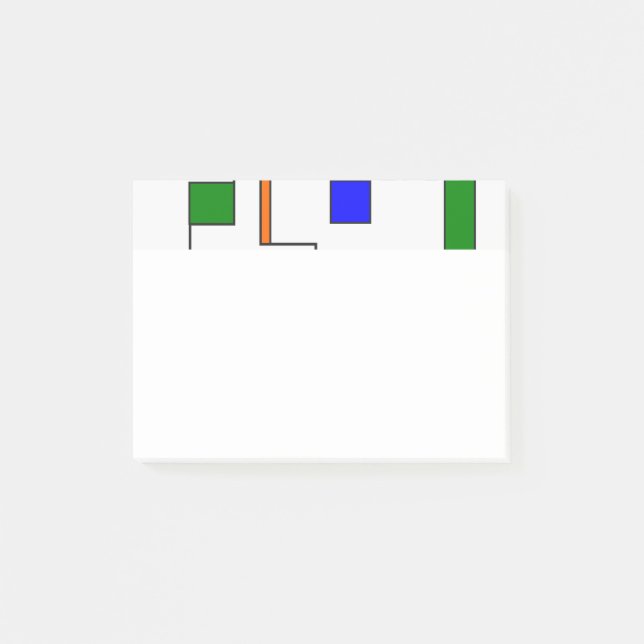 Post-it® Circuits de Bauhaus (Devant)