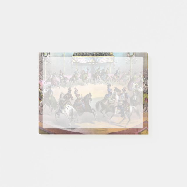 Post-it® Cirque Grand Finale, Cirque 1872. (Devant)