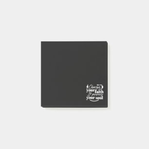 Post-it® Citation Chrétienne Motivationnelle – Rechargez Vo