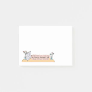 Post-it® Citation de fierté et de préjugé Post-it Notes