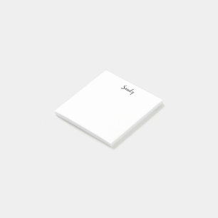 Post-it® Citation de nom personnalisée Citation d'image tra