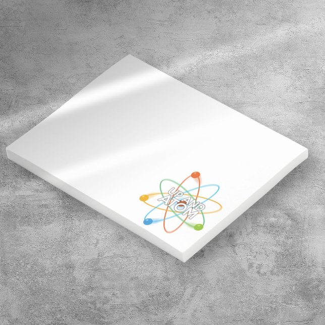 Post-it® Citation de science drôle UP AND ATOM (UP AND ATOM Funny Science Quote Post-it Notes)