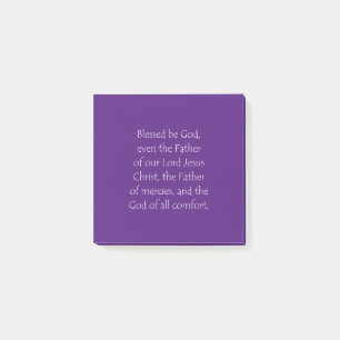 Post-it® Citation d'écriture 2 Corinthiens 1 3