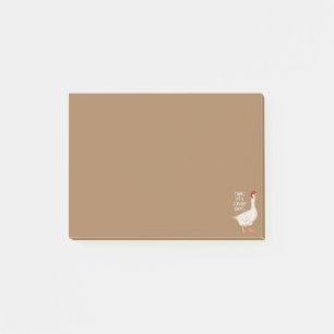 Post-it® Citation d'oie bête amusante Aujourd'hui je suis u
