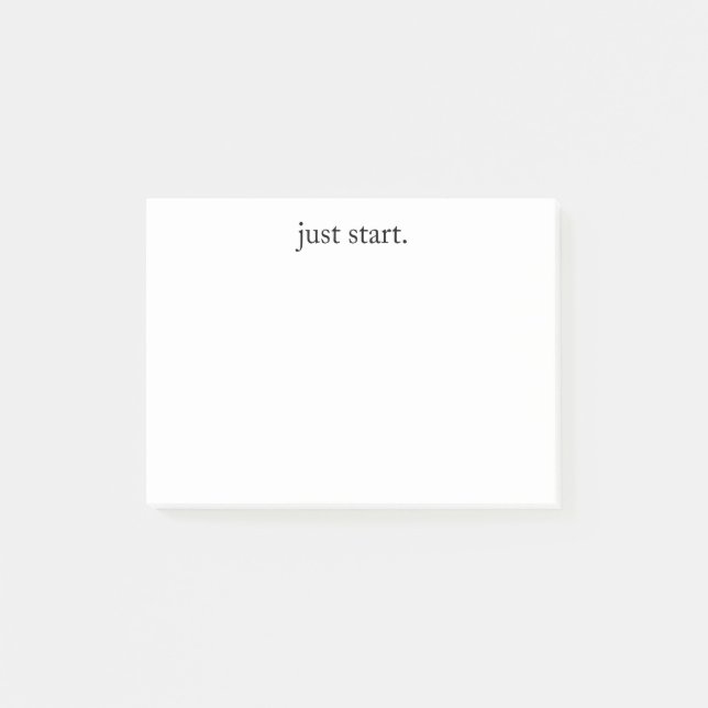 Post-it® Citation Inspirante Minimaliste  (Devant)