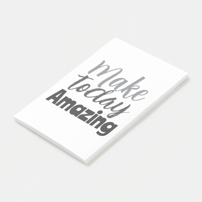 Post-it® Citation Inspirante pour une Journée Incroyable (Incliné)