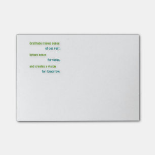 Post-it® Citation reconnaissante - la gratitude semble