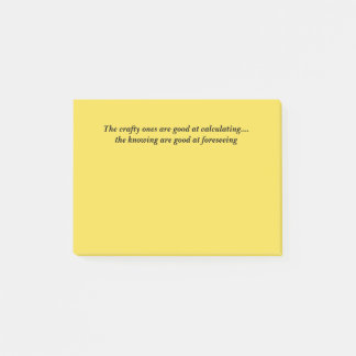 Post-it® Citation sage sur les notes collantes