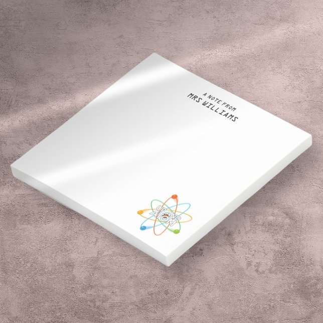 Post-it® Citation scientifique drôle personnalisée UP AND A (Custom UP AND ATOM Funny Science Quote Post-it Notes)