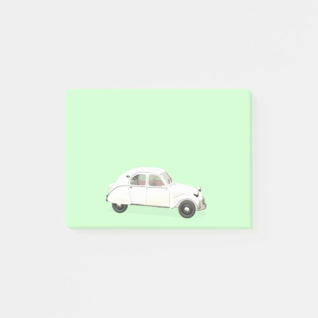 Post-it® Citroen blanc 2CV (Devant)
