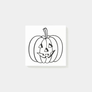 Post-it® Citrouille Jack-O-Lanterne pour l'Halloween