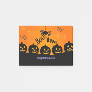 Post-it® Citrouilles d'Halloween effrayantes Jack-o-Lantern