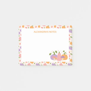 Post-it® Citrouilles et champignons d'Halloween