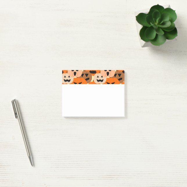 Post-it® Citrouilles-lanternes (Bureau)