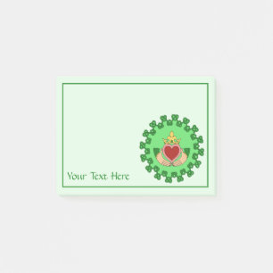 Post-it® Claddagh et Green Knotwork