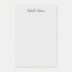 Post-it® Clair minimaliste moderne écriture manuscrite call