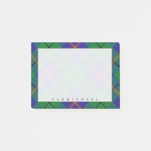 Post-it® Clan écossais de Regal Carmichael Tartan (Devant)