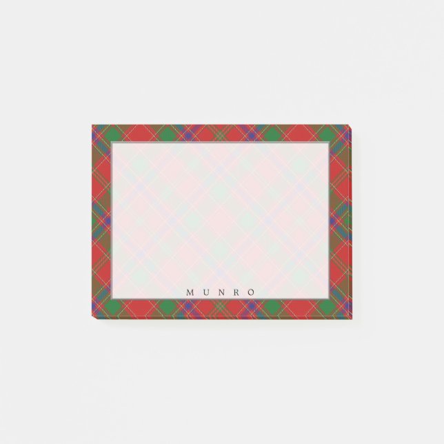 Post-it® Clan écossais de Regal Munro Tartan (Devant)