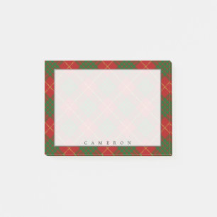 Post-it® Clan écossais Regal Cameron Tartan