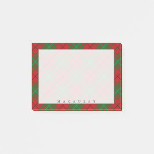 Post-it® Clan écossais Regal MacAulay Tartan