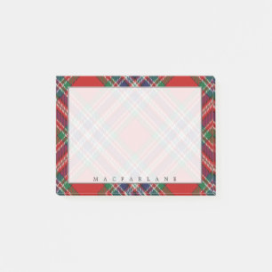 Post-it® Clan écossais Regal MacFarlane Tartan
