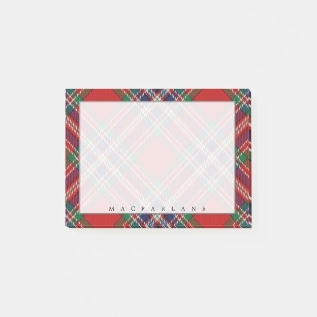 Post-it® Clan écossais Regal MacFarlane Tartan (Devant)