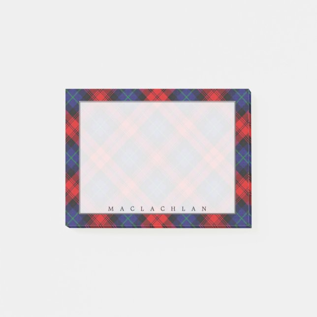 Post-it® Clan écossais Regal MacLachlan Tartan (Devant)