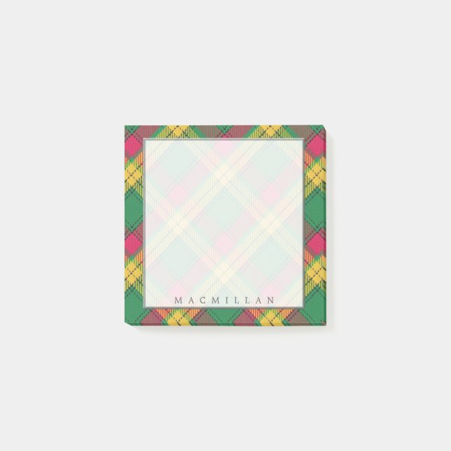 Post-it® Clan écossais Regal MacMillan Tartan (Devant)
