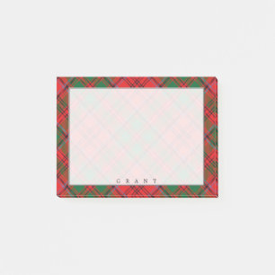 Post-it® Clan Grant Tartan