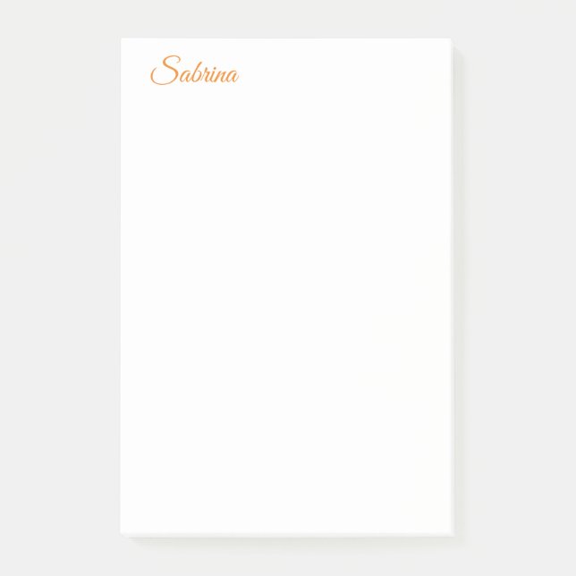 Post-it® Classic Plain Simple Clean Nom professionnel (Devant)
