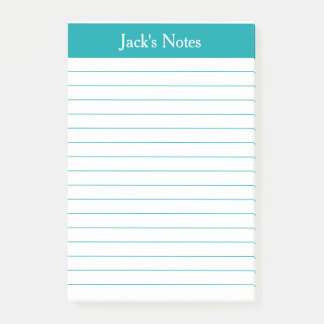 Post-it® Classic Turquoise Linked Personnalisé