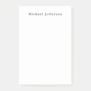 Post-it® Classique créative tendance noir & blanc minimalis