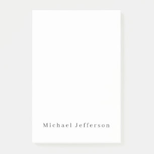 Post-it® Classique créative tendance noir & blanc minimalis