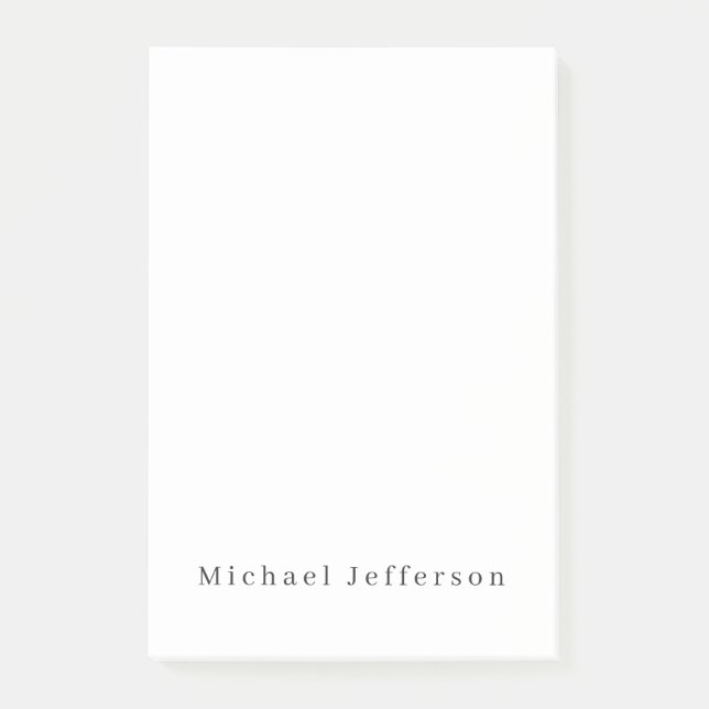 Post-it® Classique créative tendance noir & blanc minimalis (Devant)