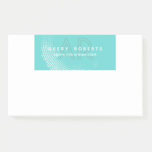 Post-it® Classy cyan Elégant luxe géométrique