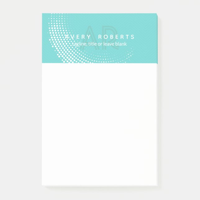 Post-it® Classy cyan Luxe élégant (Devant)