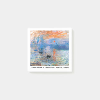 Post-it® Claude Monet Impression, Sunrise (1872)