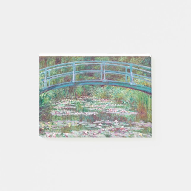 Post-it® Claude Monet La passerelle japonaise (Devant)