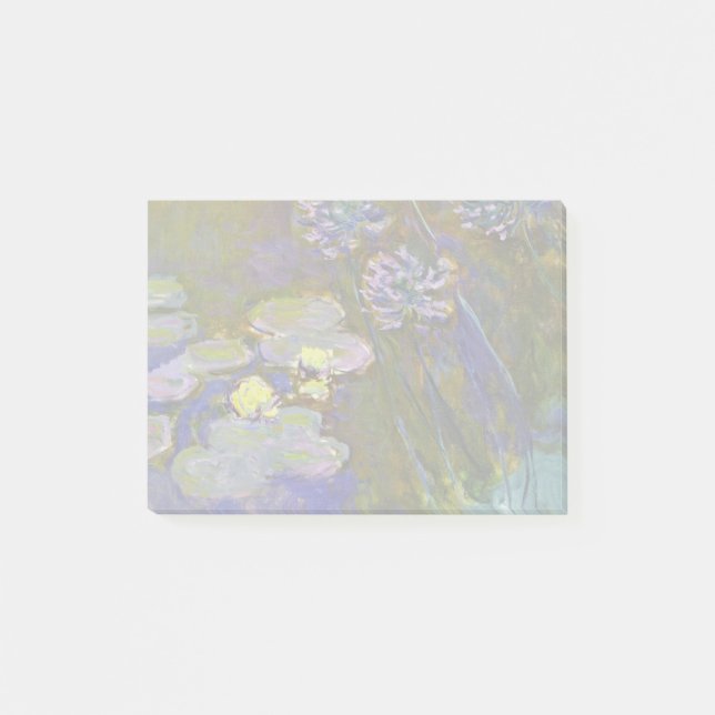 Post-it® Claude Monet Water Lilies Agapanthus (Devant)