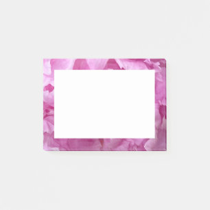 Post-it® Closeup de pivoines roses