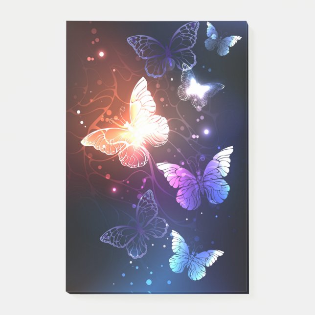 Post-it® Clowing Night Butterflies (Devant)