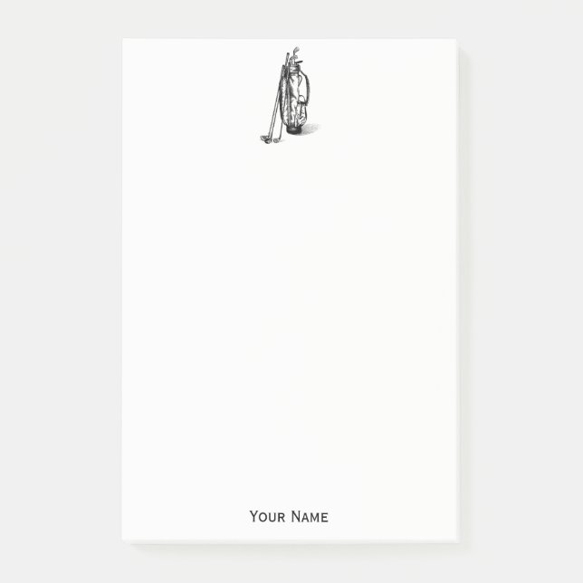 Post-it® Club de golf Golf Bag (Devant)