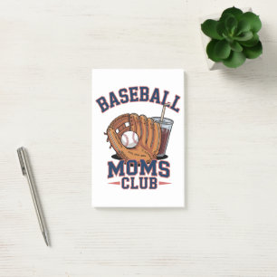 Post-it® Club des mamans de baseball Fête des mères