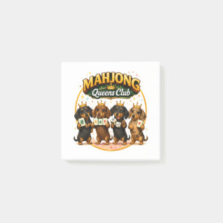 Post-it® Club des Reines de Mahjong Adorables Dachshunds